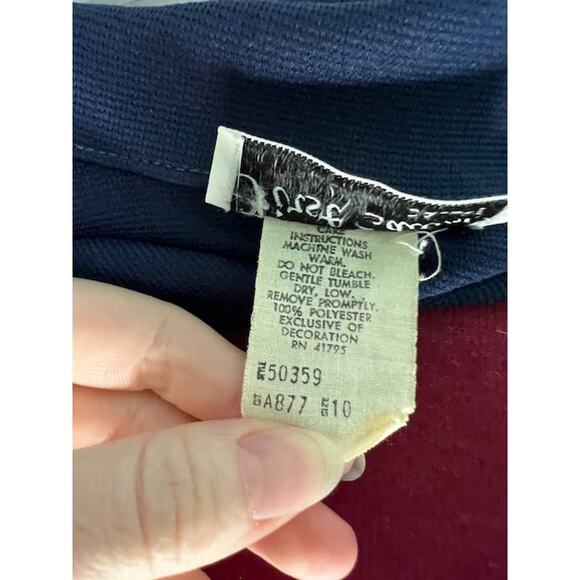 Sailing Jacket knit 1950s navy blue - Picture 8 of 8